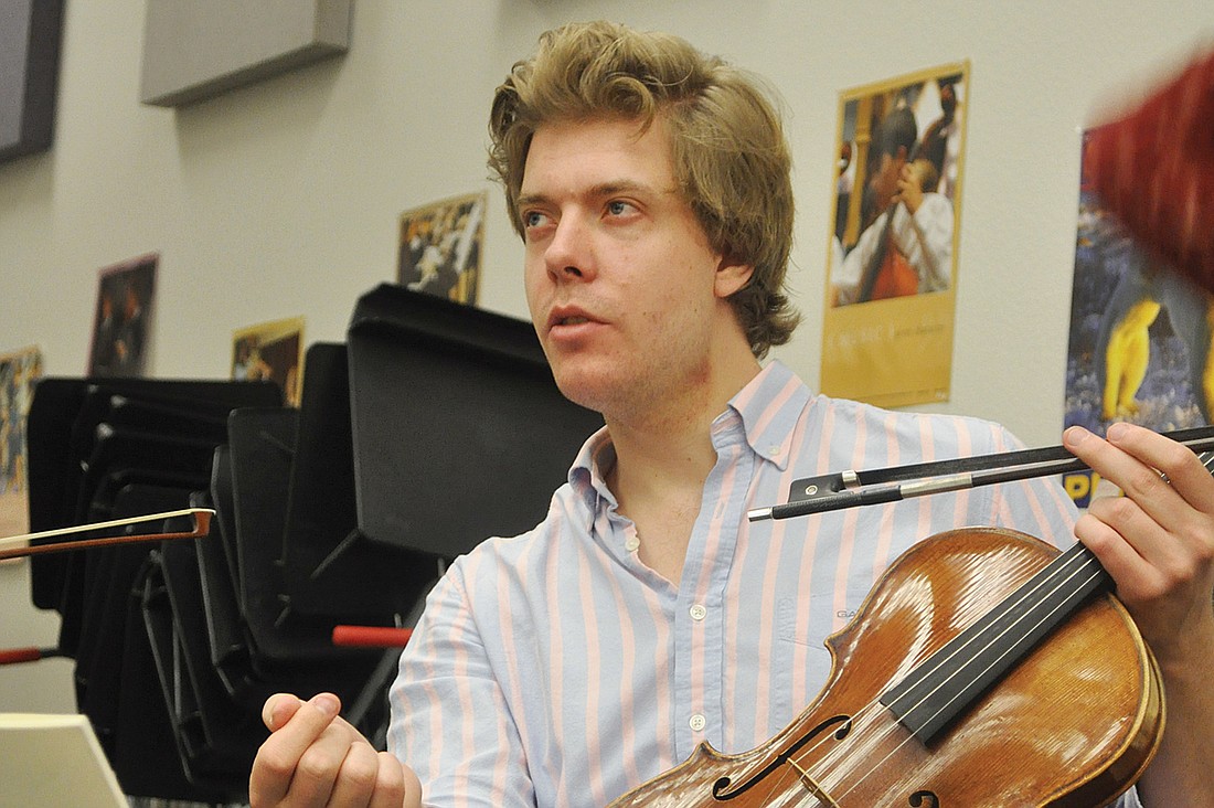 Violist Jan Gruning talked about how hearing quartets as a youth inspired him to play music professionally.