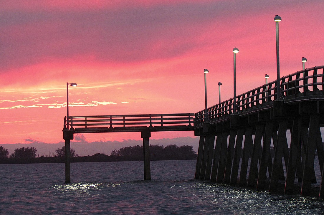 Sheryl Vieira submitted this sunset photo, taken near the Ringling Bridge in downtown Sarasota.