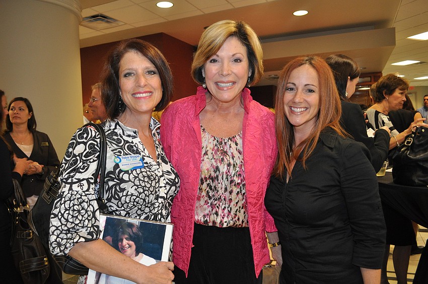 Bonnie Schiavone, Marilyn Schott and Jules Price enjoyed time together.