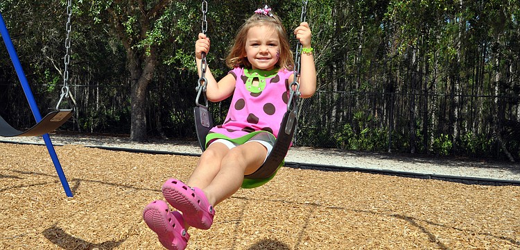 Four-year-old Lilly Mencinsky will start kindergarten at Gene Witt in the fall.