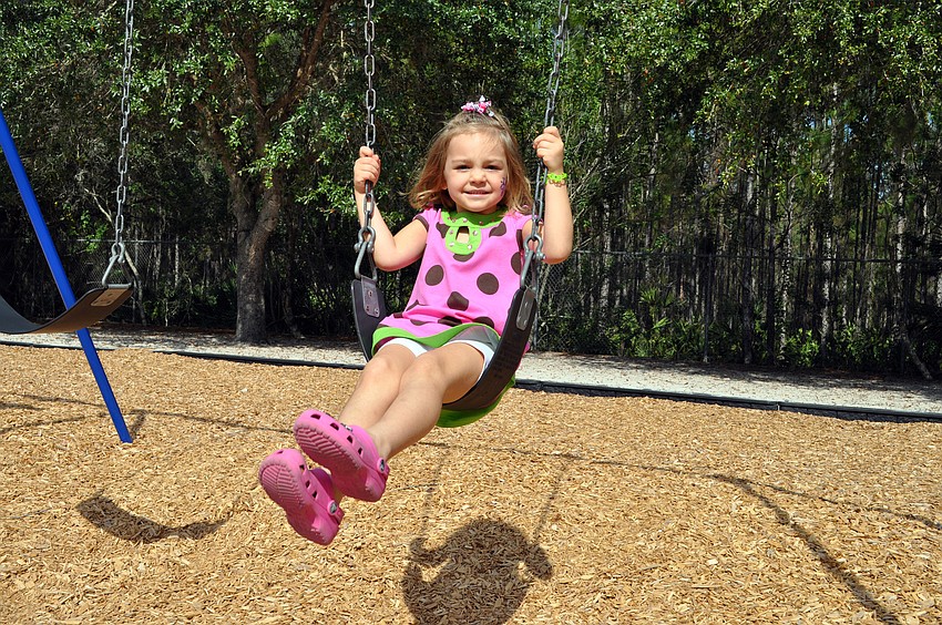 Four-year-old Lilly Mencinsky will start kindergarten at Gene Witt in the fall.