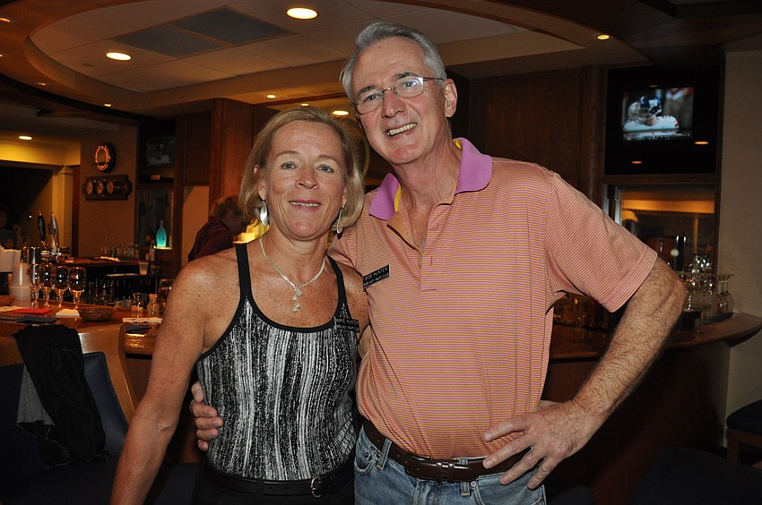 Marie and future Commodore Bob Hunter