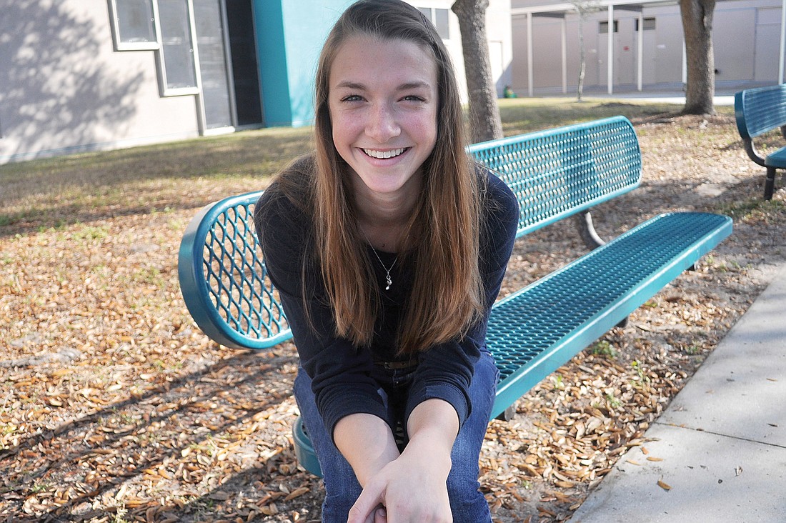 Haile Middle School student Jordan Boyer said she loves how she can connect to people's emotions and experiences through the words of her songs. Her new song, "Goodbye Love," is scheduled to be released on iTunes soon.