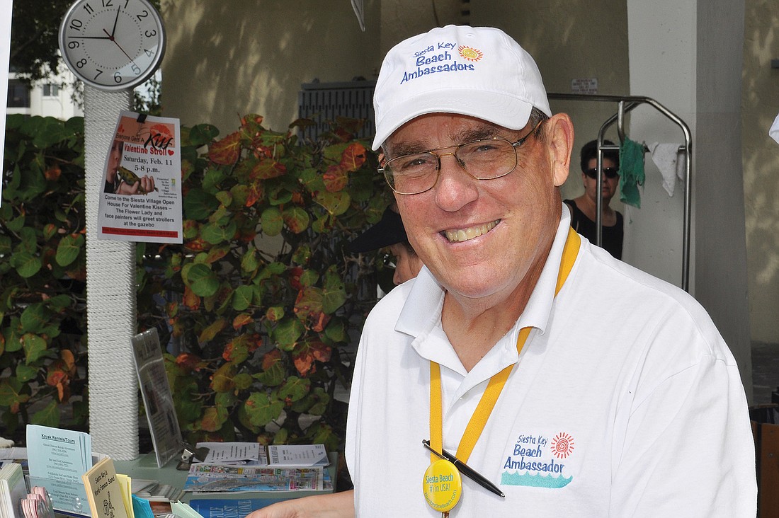 Ed Schmidt is one of the co-coordinators of the Beach Ambassadors.