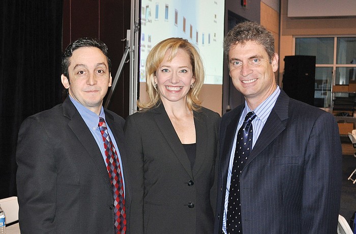 Dr. Michael Okun, Dr. Cynthia Fox and Dr. Dean Sutherland
