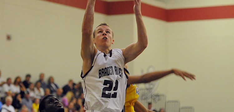 Senior forward Tommy Bernhardt scored 12 points and was one of three players who finished in double figures, as Braden River sailed to a 62-40 over Charlotte.
