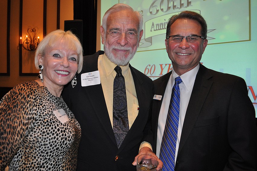 Elisabeth and Gil Waters with Gulf Coast Builders Xchange Chairman Lem Sharp