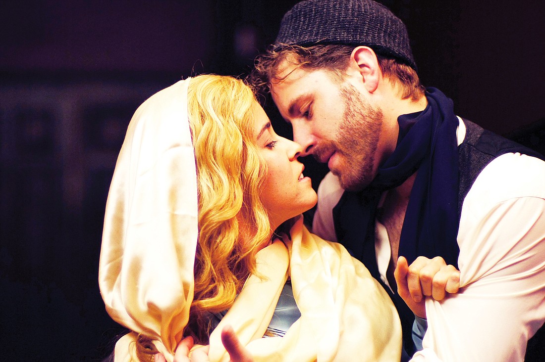 Hadass (Gisela Chipe) and Avigdor (Andrew Carter) form a love triangle with Yentl. Courtesy photo.