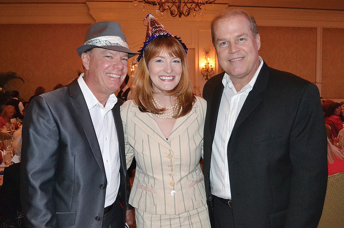 Les McCurdy, Emily Walsh and Ken Sons. Photo by Loren Mayo.