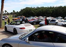 There were plenty of Porsches to view at the Sarasota Polo Club on Sunday.
