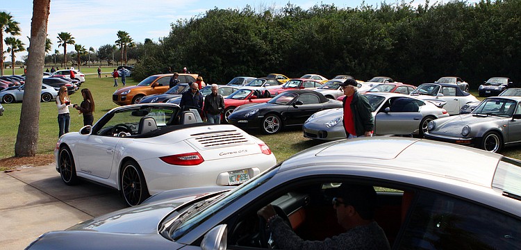 There were plenty of Porsches to view at the Sarasota Polo Club on Sunday.