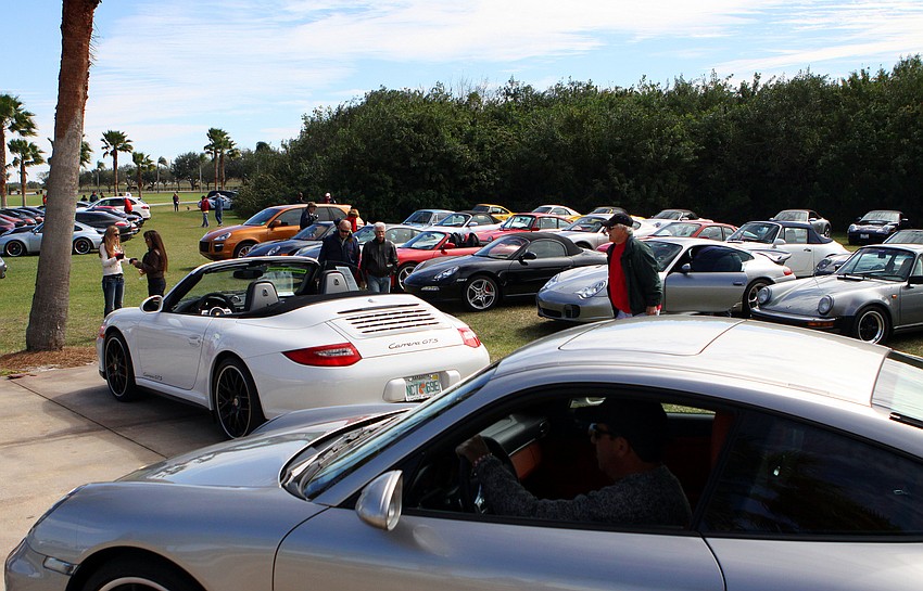There were plenty of Porsches to view at the Sarasota Polo Club on Sunday.
