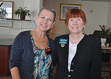 Stephanie Dubsky and Nancy Taussig do weddings together