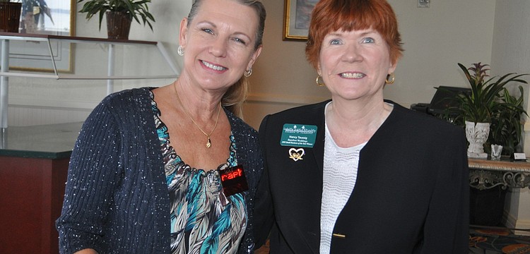 Stephanie Dubsky and Nancy Taussig do weddings together