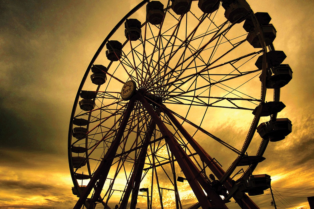 Michael Tesar took this sunset photo the first day of the Manatee County Fair.