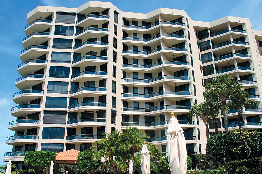 Unit 602 at the Water Club II, 1281 Gulf of Mexico Drive, sold for $2.2 million. File photo.