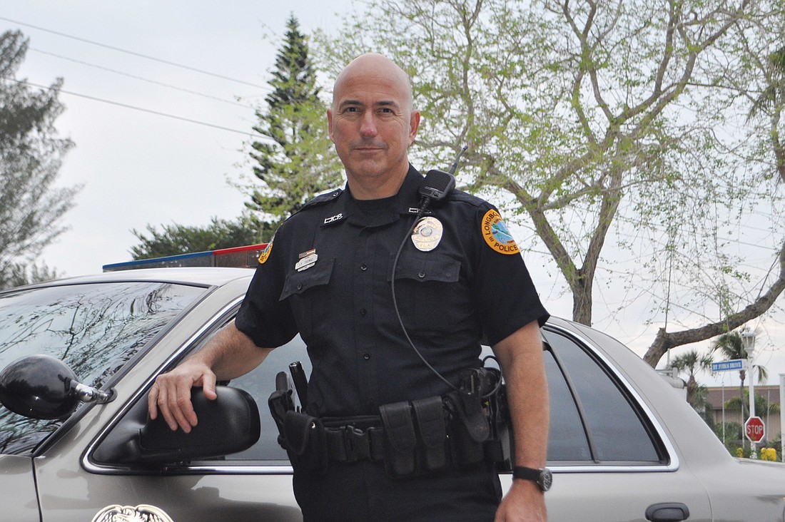 Longboat Key Police Officer John Thomas has served in law enforcement since 1987.