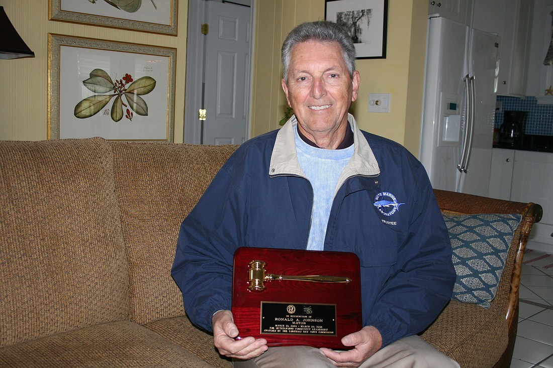 Ron Johnson has lived on Longboat Key since 1996.