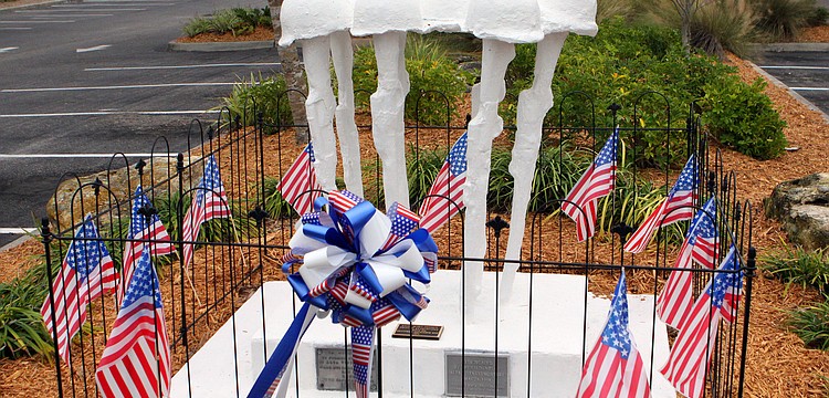 The Veteran's Memorial at Alta Vista Elementary.
