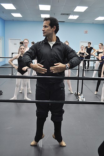 Ã¢â‚¬Å“You never stop learning to dance,Ã¢â‚¬Â says JosÃƒÂ© CarreÃƒÂ±o, pictured here leading an audition at the Sarasota Cuban Ballet School.