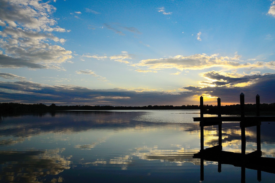 Javier Huanay took this sunset photo at Jiggs Landing.