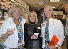 Suzy Lysen with Jude Connally, Diana Corrigan Executive Director of St. Armands Circle Association and Mary Czernyk with Jude Connally
