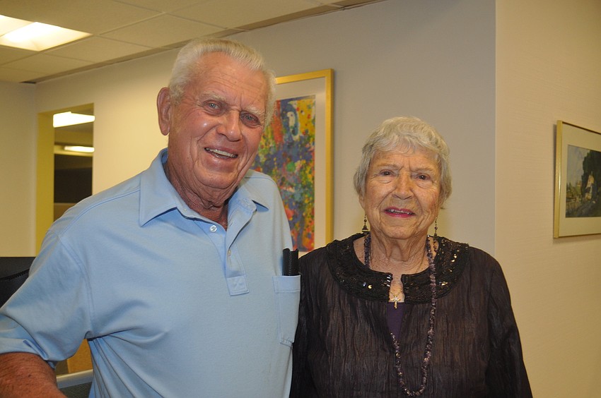 Vice President Bud Freeman and President Shirley Beechum