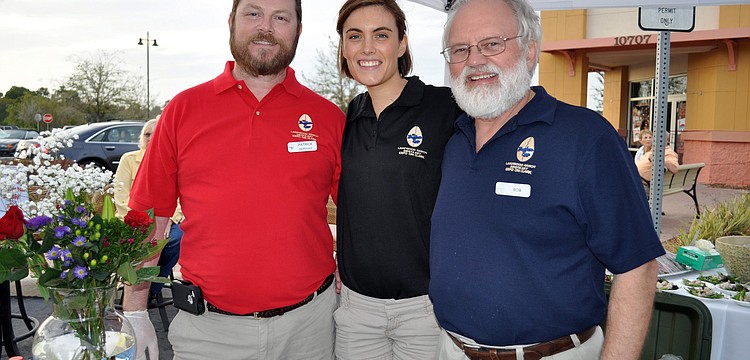 Patrick Kopfle, Kayla Moore and Bob Kirscher of the Broken Egg