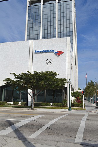 Bank of America at 1605 Main St. will likely close next year for a new Fruitville Road location. Kurt Schultheis.