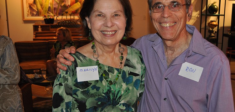 Marilyn and Ron Shapo's home provided the venue for this month's soiree.