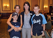 Caroline Halfacre and her 8-year-old son Charlie enjoyed spending the afternoon with their good friend Kim Brewer and her son Hayden, 12.