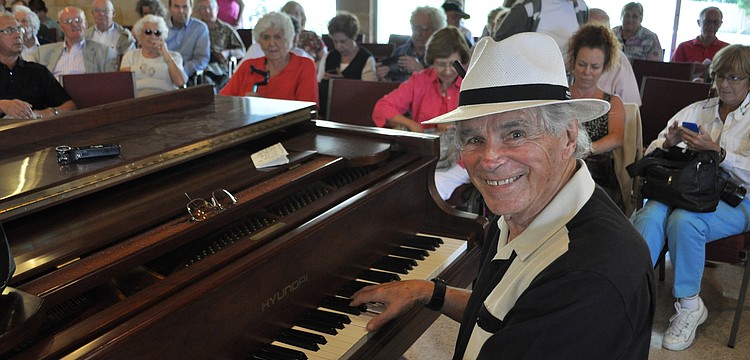 Bob Seeley entertained the audience with his high-energy improvisations. Seeley was inducted into the Boogie Woogie Hall of Fame alongside Chuck Berry's longtime pianist Johnnie Johnson.