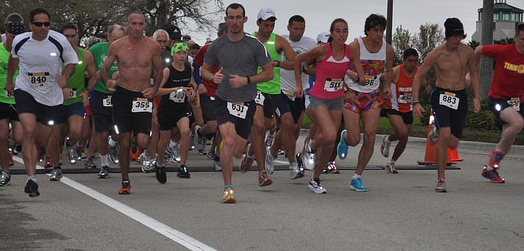 More than 1,000 people signed up for the race.