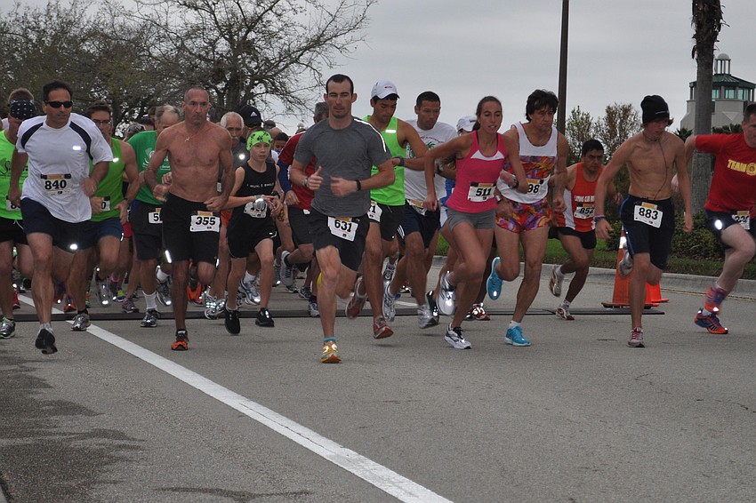 More than 1,000 people signed up for the race.