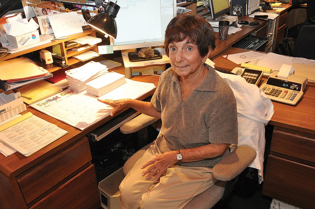 "I enjoy working with young people," says Phyllis Silverman. "It keeps me busy and it keeps me young."