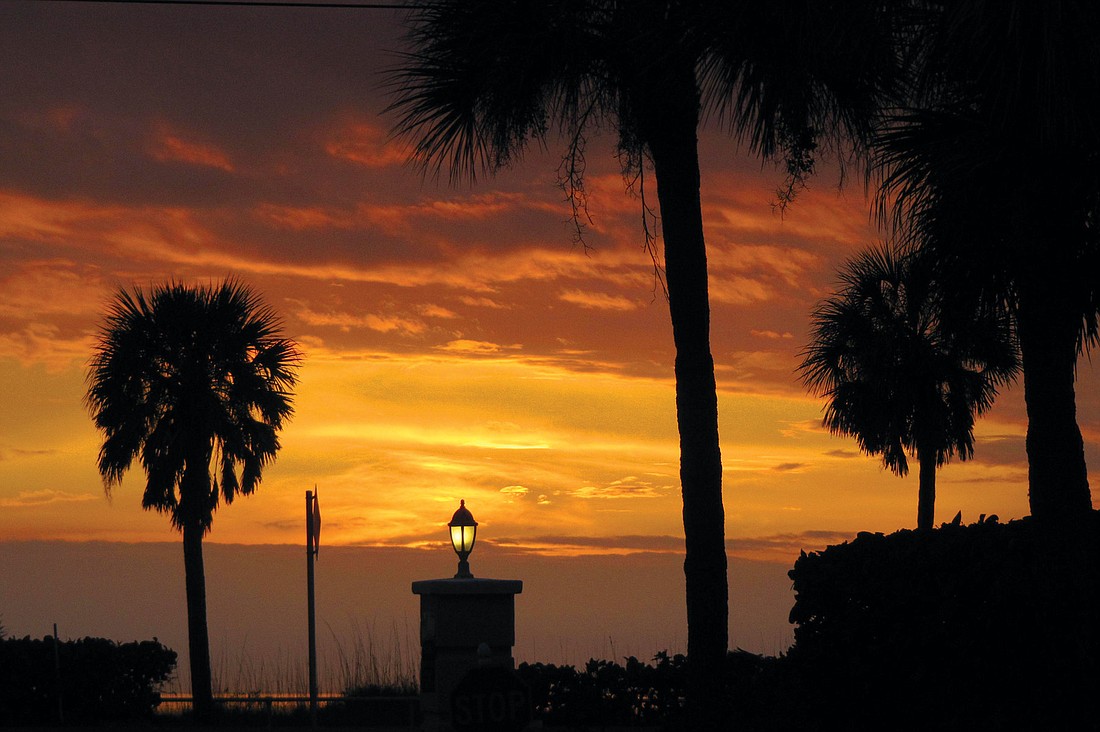 Joanne Sheehan submitted this sunset photo, taken at Beach Harbor Club.