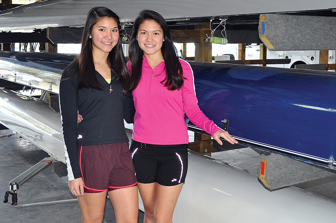 East County sisters Alexandria and Sabrina Watson joined the Southeast High rowing club when it launched at the beginning of the school year.