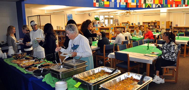 Phillippi Shores Elementary volunteers had a delicious breakfast buffet that included two different frittatas, muffins, oatmeal and fruit.