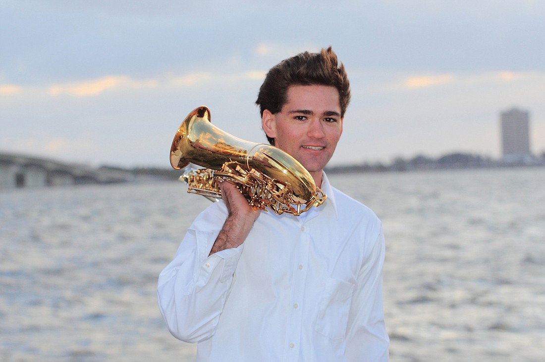 Josh Tuttle's parents introduced him to jazz when he was young. Now, he has completed his first album and already has plans for a second. Courtesy photo.