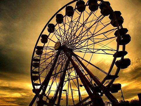 February's Cool Today Weather Photo Contest Winner is Michael Tesar. Tesar took this sunset photo the first day of the Manatee County Fair.