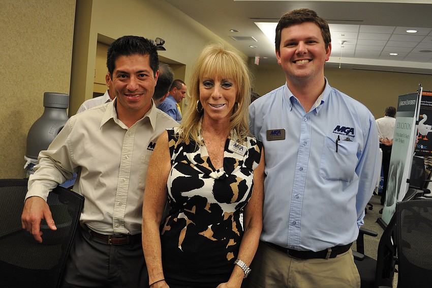 MGA Insurance's Jon Talamas, Karen Tulman and Jason Nestlerode