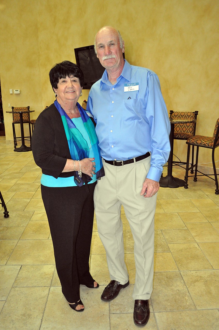 Nancy and Ken Lakin came down from Boston to support their son John Lakin.