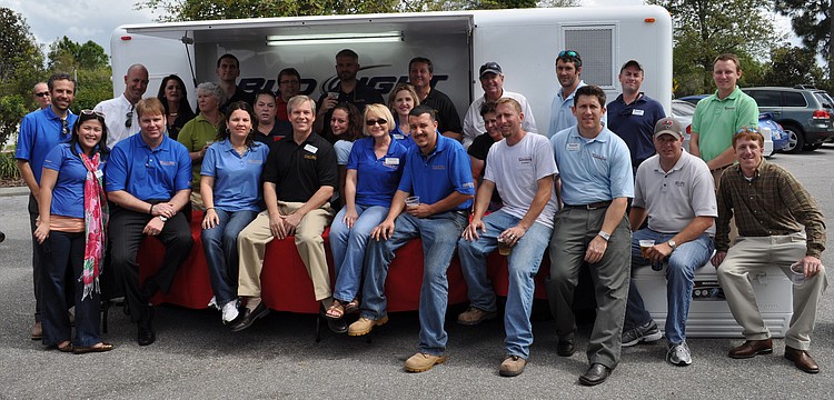 Willis A. Smith employees enjoyed the afternoon together.