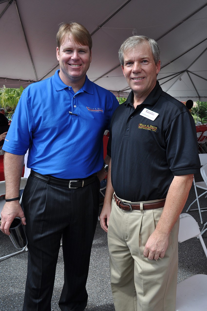 Willis A. Smith Construction Vice President John LaCivita and President David Sessions