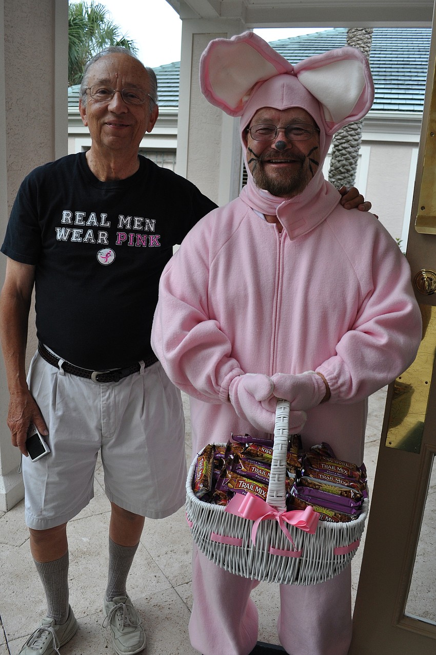 Jim Racine is pictured with Carl Koenig, also known as the 