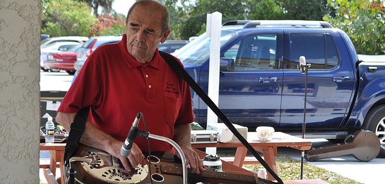 Dan Milhon takes a solo on the Dobro.