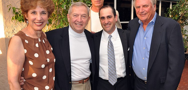 Dee Bennett, State Senator Mike Bennett, Bill Thompson, Paul Caragiulo and Mark Johnson, President of Sertoma