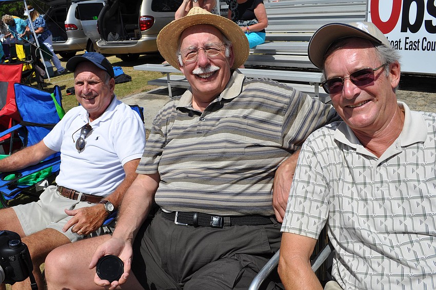 Amby Nolan, Gordon Abry and Mike Bullock enjoyed the day together.