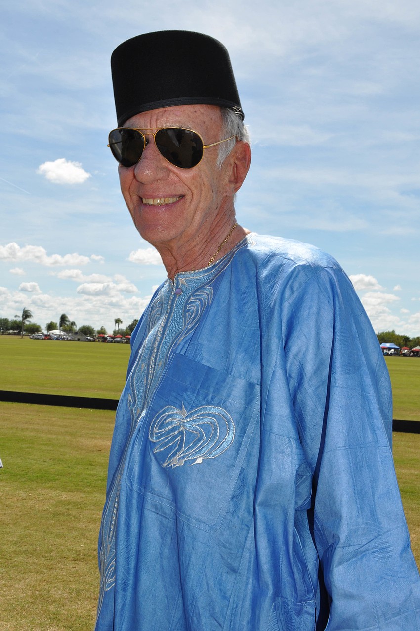 Carl Meyer dressed as a majordomo.