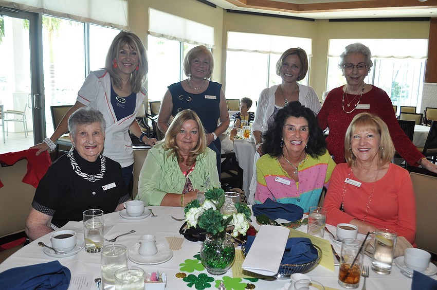 Mary Quigley, Betty Powlowitz, Judi Zirna, Barbara Sulton, Sharon Wright, Nadine Witzel, Sandy McAdaragh and Loretta Turpin